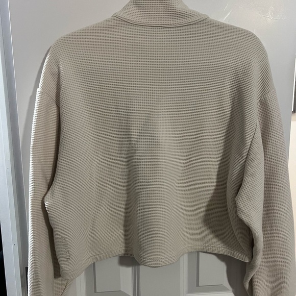 Athleta Tranquil Waffle 1/2 Zip Swaetshirt - Picture 4 of 8